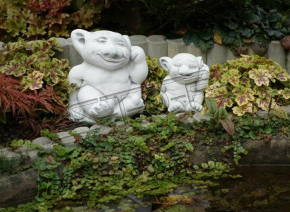Troll 18cm Sculpture Design Figure Statue Garden Decorative Figures Statues